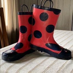 Carter’s ladybug rain boots